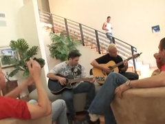 お尻, デカ尻, デカパイ, ブロンド, 巨乳な, グループ, オージー, オッパイの