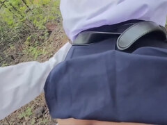 Amateur, Asiatique, Attrapée, Éjaculation interne, De plein air, Pov, Public, Étudiant