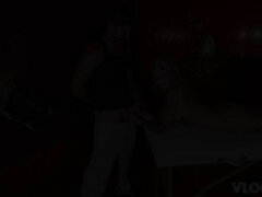 Grote lul, Grote mammen, Blond, Rondborstig, Hondjeshouding, Hd, Masseren, Zuigen