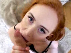 Leie, Blasen, Britisch, Paar, Ex freundin, Freundin, Selbstgemacht, Rotschopf