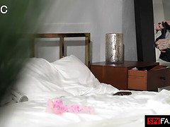 Stepbro gets creampied by Shrooms Q as she tight grip milks him dry
