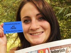 18 jahre, Grosser arsch, Grosser schwanz, Grosse titten, Blasen, Hundestellung, Im freien, Dürr