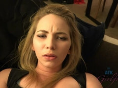 Dress, Footjob, Girlfriend, Handjob, Panties, Pussy, Skinny, Tits
