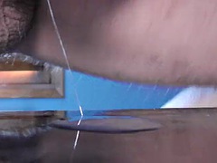 Close up cum by prostate massaging