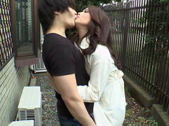 Maki Hojo is not above sucking dick in public big time