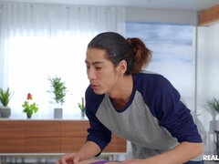 David fucks Emily Addison & Lala Ivey in 3some