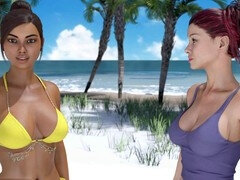 3d, 素人, アスtoマウス, デカ尻, ビキニ, ブロンド