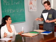 69, デカパイ, フェラチオ, バック, ハードコア, 淫乱熟女, ストッキング, 教師