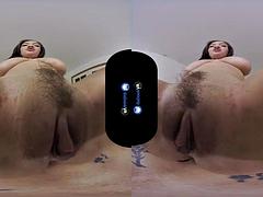 Dreidimensional, Tussi, Grosse titten, Blasen, Pov, Realität, Reiten, Titten