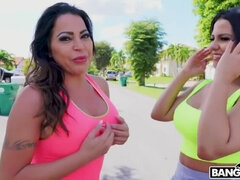 Big cock, Big tits, Brunette, Deepthroat, Hd, Latina, Milf, Threesome