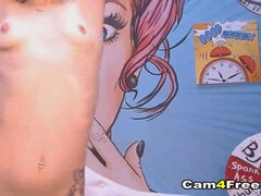 Petite Babe Inserting Her Dildo To Her Wet Pussy