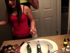 Gros cul, Garce, Brunette brune, Éjaculer dans la bouche, Queue, Pov, Adolescente, Nénés