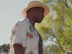 美女, デカ尻, フェラチオ, チン, 自然山雀, アウトドア, 公共, オマンコ