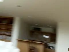 デカチン, フェラチオ, 茶髪の, イマラチオ, 怪物, 自然山雀, ティーン, オッパイの