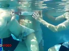 Hot Japanese Blowjob by the Pool: Suzuna Komiya's Big Tits Tease Before Intimate Oral Deli