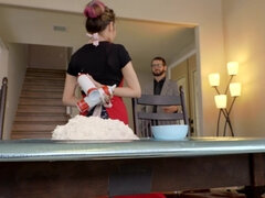 アナル, フェラチオ, バック, 目瞪口呆, 手コキする, ハードコア, キッチン, ピアス