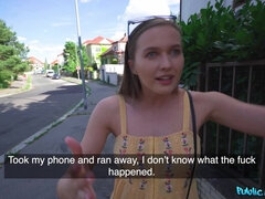 Stacy Cruz fucks by the railway station