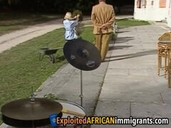 Anal, Rubia, Morena, Ébano, Europeo, Alemán, Interracial, Trio