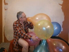 Papá, Gay, Abuelo, Látex, Masturbación