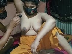 18 ans, Incroyable, Couple, Fait maison, Lait, Chatte, Maigrichonne, Nénés