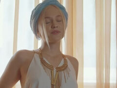 Blonde, Doigter, Béant, Masturbation, Rasée, Jupe, Solo, Adolescente