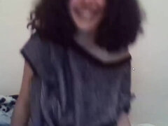 Cool shit - 18yo monster tits & solo smoking on webcam