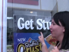 ぽっちゃり, デカ尻, デカパイ, ブーツ, 異人種間, 自然山雀, ストッキング, オッパイの