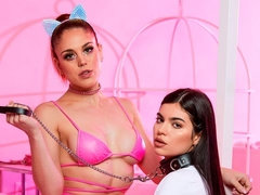 Cul, Brunette brune, Doigter, Embrassement, Masturbation, Rasée, Dénudage, Adolescente