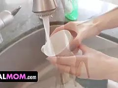 Gros seins, Tir de sperme, Gode, Hd, Masturbation, Rugueux, Solo, Belle mère