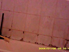 Peludo, Ducha, Tetas, Voyeur