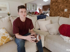 18 años, Rubia, Mamada, Polla, Latina, Adolescente, Tetas