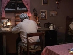 Slaapkamer, Badpak, Pijpbeurt, Handbeurt, Likken, Natuurlijke tieten, Slikken, Tiener