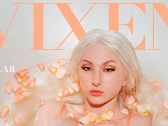 デカパイ, ブロンド, フェラチオ, 巨乳な, チン, バック, 手コキする, なめる