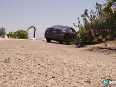 Culo, Gorda, Tetas grandes, Coche, Natural, Tetas naturales, Al aire libre, Solo