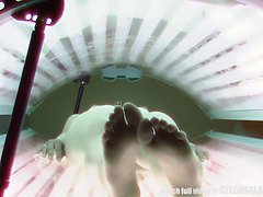Masturbation, Public, Chatte, Rousse roux, Solarium, Solo, Adolescente, Voyeur