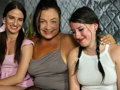 Gros seins, Sucer une bite, Lesbienne, Léchez, Mère que j'aimerais baiser, Chatte, Dénudage, Jouets