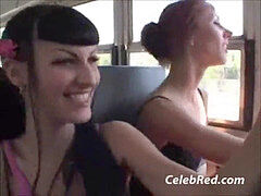 Black, Blowjob, Bus, Cumshot, Goth