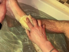 Urinating, foot worship, gay fetish