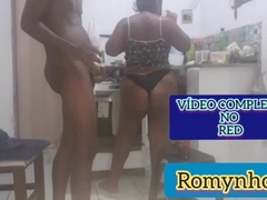 Hot Amateur GF Cooking Dinner - I Crave Her Dessert First! Doggystyle & Anal Action - Full Video on RED