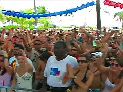 Exhib, Groupe, Fête, Public, Sous la jupe