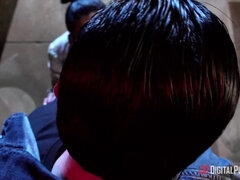 デカパイ, ビッチ, 茶髪の, 巨乳な, ハードコア, オマンコ, ラフ, タトゥー