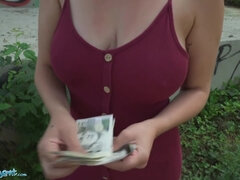 Brunette, Doggystyle, French, Huge cock, Natural, Pov, Public, Pussy