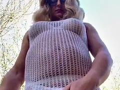 Gros seins, Travestis, Mature, Mère que j'aimerais baiser, Culottes ou slips, Public, Transsexuelle, Nénés