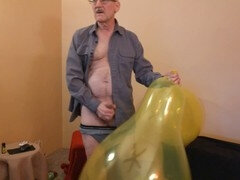 Papa, Homosexuelle, Grandpère, Latex, Masturbation