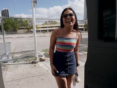 アナル, アジア人, お尻, デカチン, バス, チン, 眼鏡, 締まりの良い