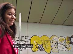 デカチン, デカパイ, フェラチオ, ハードコア, 淫乱熟女, 磨き, ハメ撮り, 公共