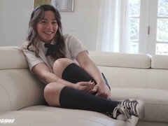 Messy little schoolgirl stories with interviews featuring Aria Lee, Kate Bloom, Jasmine Wilde, and Amber Moore