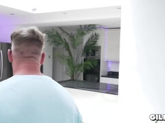He Got Busted! Plump Gilf Fucks Big Cock Stud
