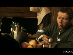 デカチン, デカパイ, 毛深い, なめる, アウトドア, 公共, オマンコ, フェラする