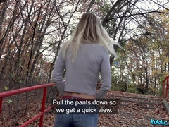 Amerikaans, Blond, Pijpbeurt, Lul, Spijkerbroeken, Likken, Natuurlijke tieten, Tieten likken